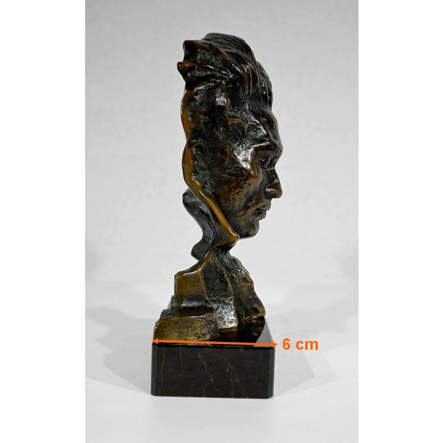 Bronze Beethoven Sculpture by P. Le Faguays, 1930s For Sale - Image 14 of 16