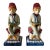 Chinoiserie Hand Painted Majolica Chinoiserie Monkey Bookends - A Pair For Sale - Image 3 of 6