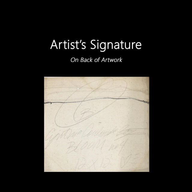 "Bloom No. 4" Contemporary Abstract Acrylic Painting by Cynthia Coulombe-Bégin For Sale - Image 10 of 10