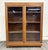 Early 20th Century Antique Victorian or Arts and Crafts Style Golden Oak Display Cabinet Bookcase For Sale - Image 5 of 16
