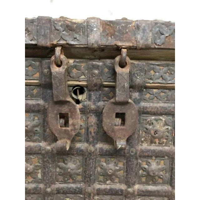19th Century Indian Hardwood Travel Box For Sale - Image 7 of 9