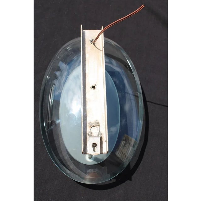Mid-Century Modern Glass Wall Light from Fontana Arte, 1950s For Sale - Image 3 of 8