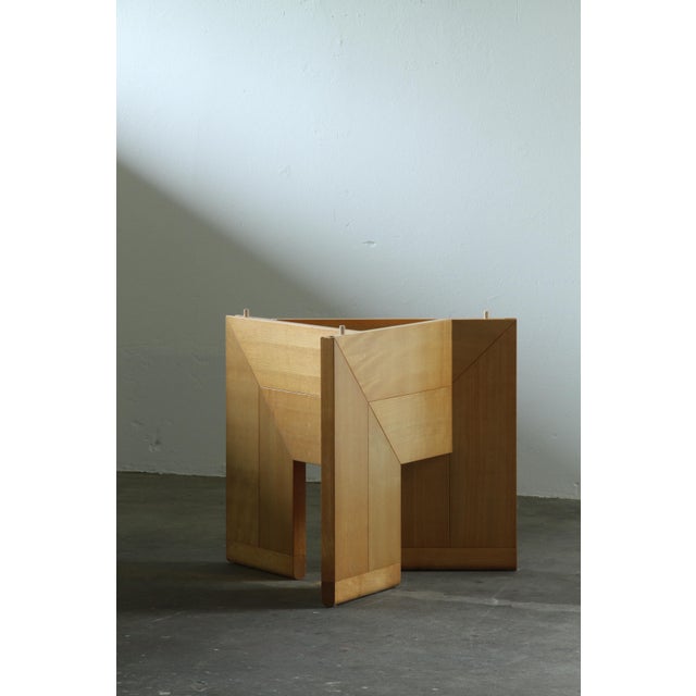 Italian Geometric Triangular Design Table by Silvio Coppola for Montina, 1970s For Sale - Image 8 of 18