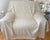 Textile Blue Ivory Woven Medallion Damask Full Bedspread For Sale - Image 7 of 9