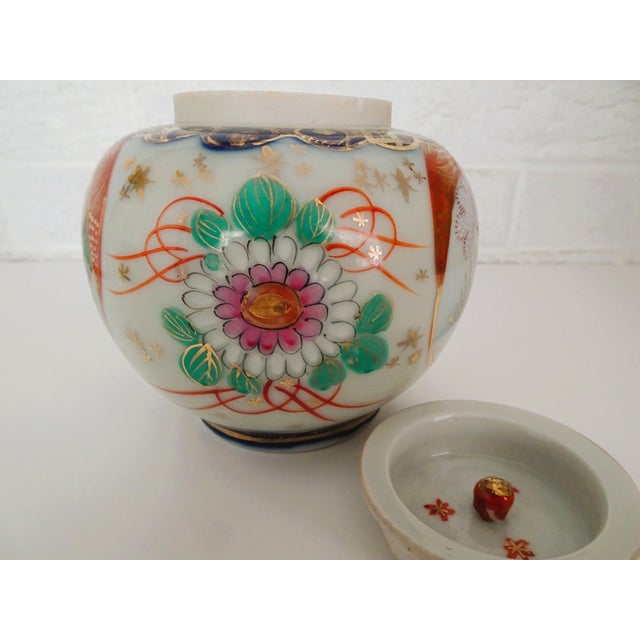 Japanese Japanese Porcelain Ginger Jar For Sale - Image 3 of 6