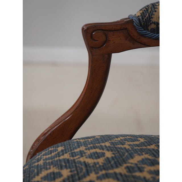 Set of 12 French Louis XV Medallion Back Dining Room Chairs For Sale - Image 11 of 18