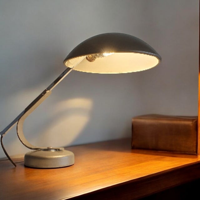 Modernist Industrial Lamp from Ferdinand Solere, 1950 For Sale - Image 6 of 18