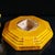 Vintage Yellow Glazed Porcelain Wenchang Pagoda Model For Sale - Image 4 of 9