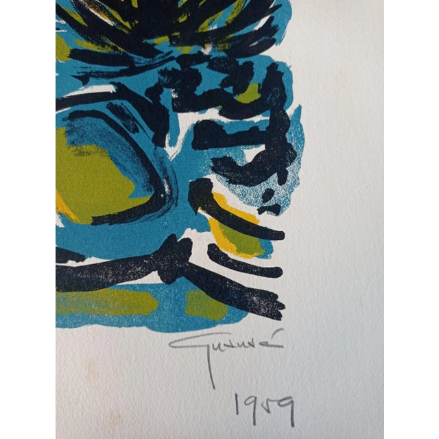 Antonio Guansé (Spanish, 1926–2008) - Water lilies Beautiful composition on Arches paper, handsigned, dated and adnotated...