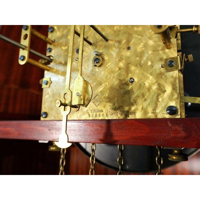 Art Deco Mahogany Standing Clock, 1930s For Sale - Image 11 of 18