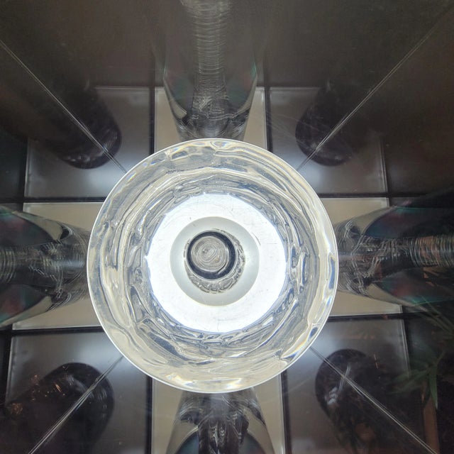 Plastic Mid Century Fractured Lucite Cylinder Sculpture For Sale - Image 7 of 7