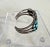 1930s Zuni Turquoise and Silver Bracelet Set For Sale - Image 10 of 15