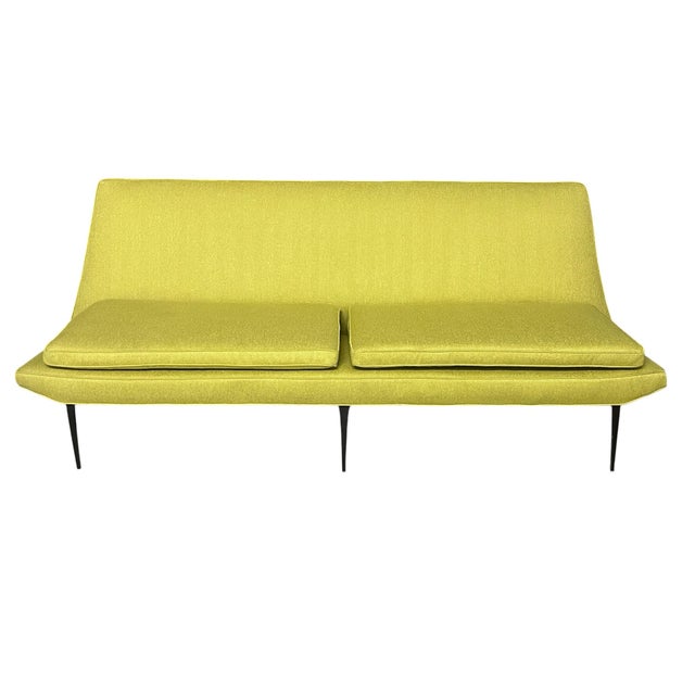 Heywood-Wakefield Mid-Century Modern Heywood-Wakefield Contessa Sofa & Lounge Chair, Attributed to Carl Otto For Sale - Image 4 of 10