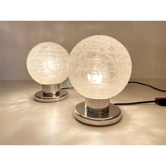 Vintage Space Age Table Lamps from Doria, 1970s, Set of 2 For Sale - Image 16 of 18