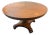 1990s Attributed to Ralph Lauren for Henredon Regency Style Inlaid 54” Round Dining Table For Sale