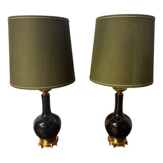 Vintage French Table Lamps, 1970, Set of 2 For Sale