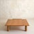 Vintage Italian Solid Oak Square Coffee Table For Sale - Image 4 of 11