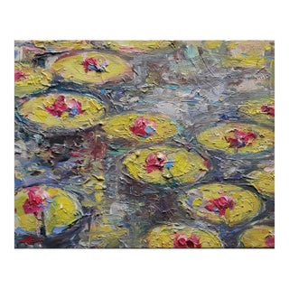 Waterlilies Oil Painting For Sale