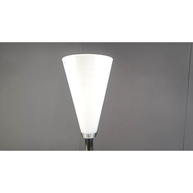 Glass Vintage Italian Glass Floor Lamp, 1990s For Sale - Image 7 of 11