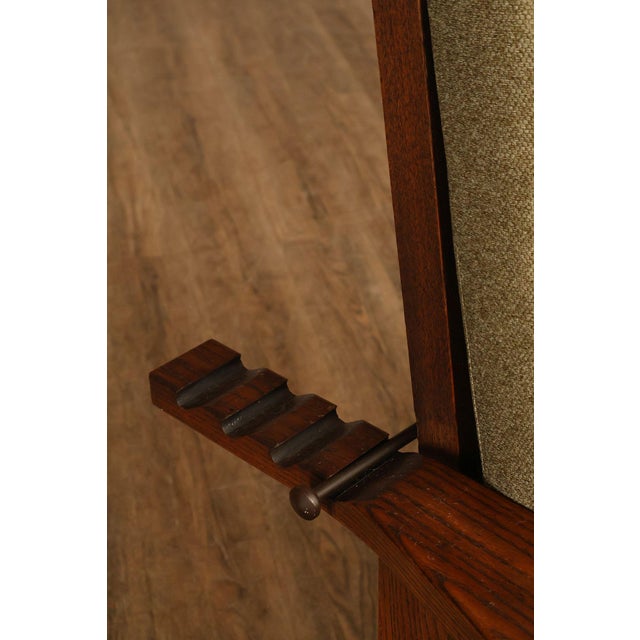 Antique Mission Oak Adjustable Morris Chair For Sale - Image 16 of 18