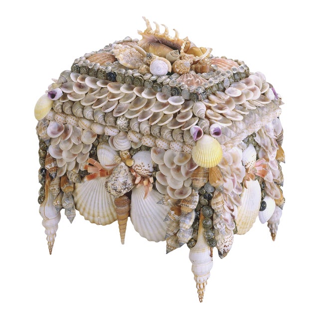 Currey & Company Boardwalk Shell Jewelry Box For Sale