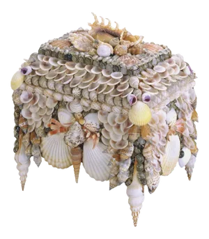 Currey & Company Boardwalk Shell Jewelry Box