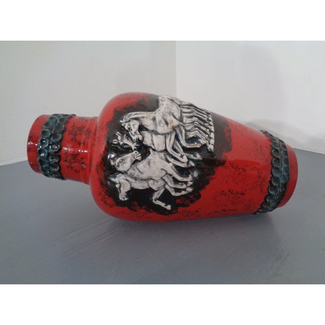 Large Ceramic 1020-60 Horse Vase from Walter Gerhards, 1960s For Sale - Image 12 of 17
