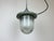 Industrial Green Bunker Ceiling Light from Polam Gdansk, 1960s For Sale - Image 9 of 15