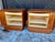 Mid-Century Modern 1960s Tambour Door Teak Nightstand or End Table Pair by Falster of Denmark For Sale - Image 3 of 10