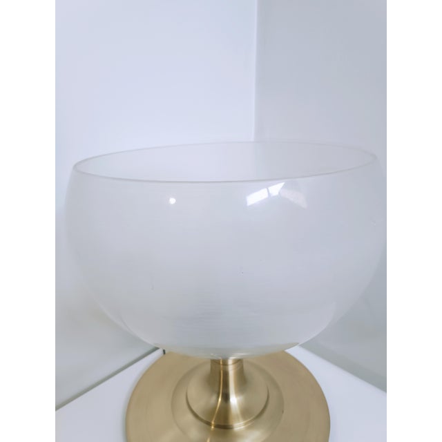 Large Vintage Bowl Lamp, 1970s For Sale - Image 4 of 9
