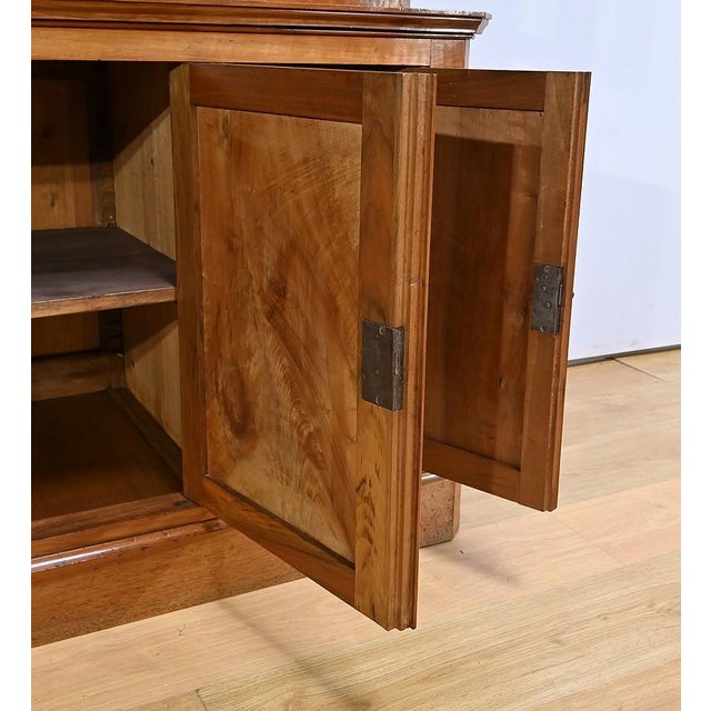 Two-Body Bookcase in Walnut, Late 19th Century For Sale - Image 16 of 18