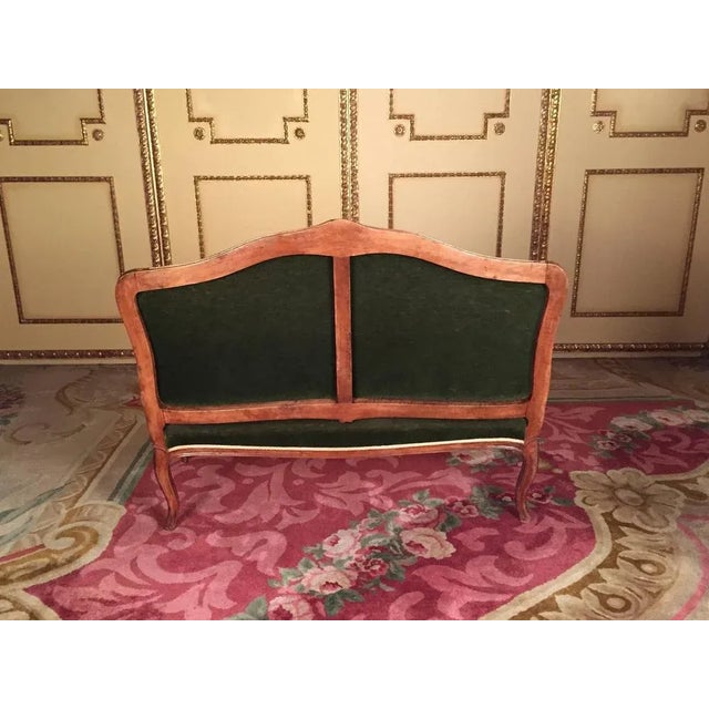 19th Century Louis XV Sofa in Walnut, 1890s For Sale - Image 4 of 9