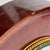 Wood Fancy Antique Rounded Mirrored Plateau Gallery Tray Sitting Atop a Brass Inlaid Mahogany Platform For Sale - Image 7 of 9
