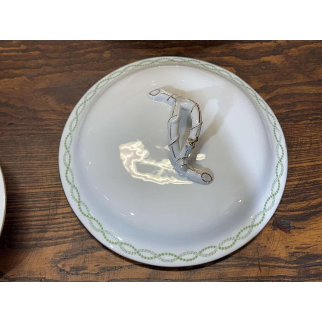 Limoges Porcelain Dinner Service by J.B. Tricard et Cie, Set of 95 For Sale - Image 6 of 18
