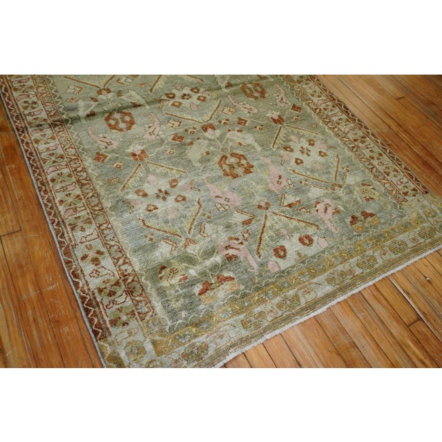 Persian Early 20th Century Persian Malayer Rug - 4'2" x 6'4" For Sale - Image 3 of 8
