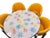 1960s Vintage 1960’s-70’s Retro Dinette Set With Yellow Barrel Back Chairs For Sale - Image 5 of 12