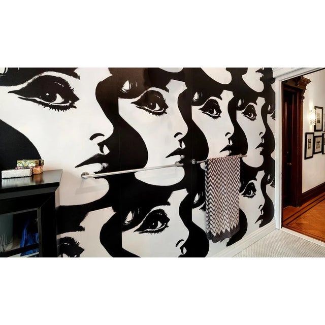 Pop Art Style Superstar Wallpaper For Sale - Image 4 of 5