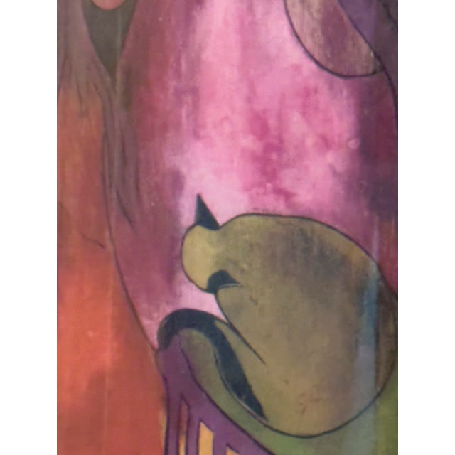 Linda Le Kinff “Robe Du Soir” Seriolithograph in Color on Paper., 2005 For Sale - Image 9 of 9