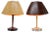 Mid-Century French Wooden Table Lamps from Lucid, 1970s, Set of 2 For Sale