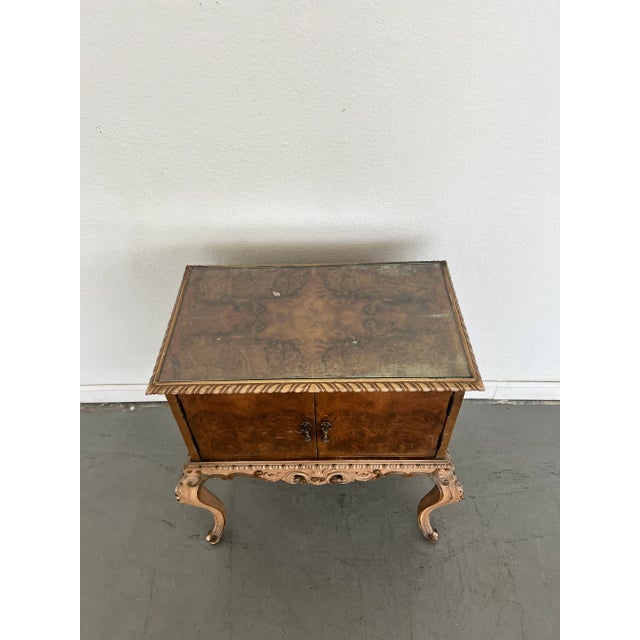 Antique French Rococo Revival Nightstand For Sale - Image 9 of 9