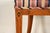 Antique Italian Regency Fruitwood Inlaid Marquetry Side Chairs or Dining Chairs, Pair For Sale - Image 12 of 17