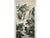This hand-painted vertical scroll depicts a breathtaking shanshui (mountain-water) landscape, centered on a powerful,...