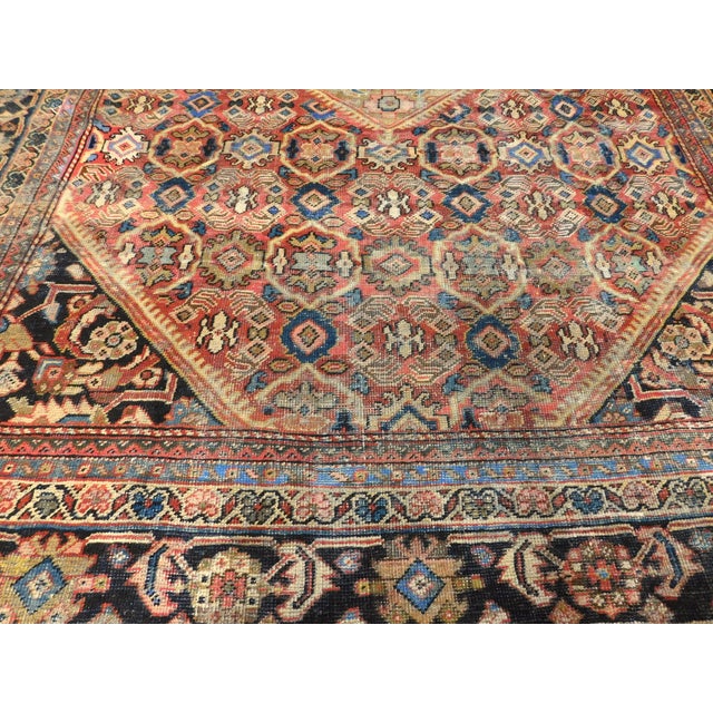 Antique Persian Mahal Rug. 9'6"x 13' For Sale In Los Angeles - Image 6 of 18