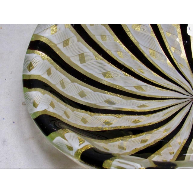 Vintage Murano Art Glass Dish For Sale - Image 12 of 13