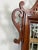 Baker Georgian Chippendale Carved Mahogany Wall Mantel Mirror Fretwork Crest For Sale - Image 9 of 11