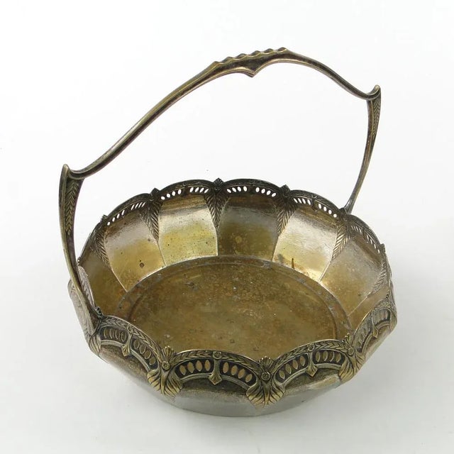 Art Nouveau Fruit Basket from WMF, 1890s For Sale - Image 9 of 10