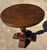 English Vintage Round Pedestal Base Side or Drink Table For Sale - Image 3 of 6