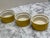 Pottery Ceramic Yellow & White Ribbed Ramekins, Set of Four For Sale - Image 4 of 7