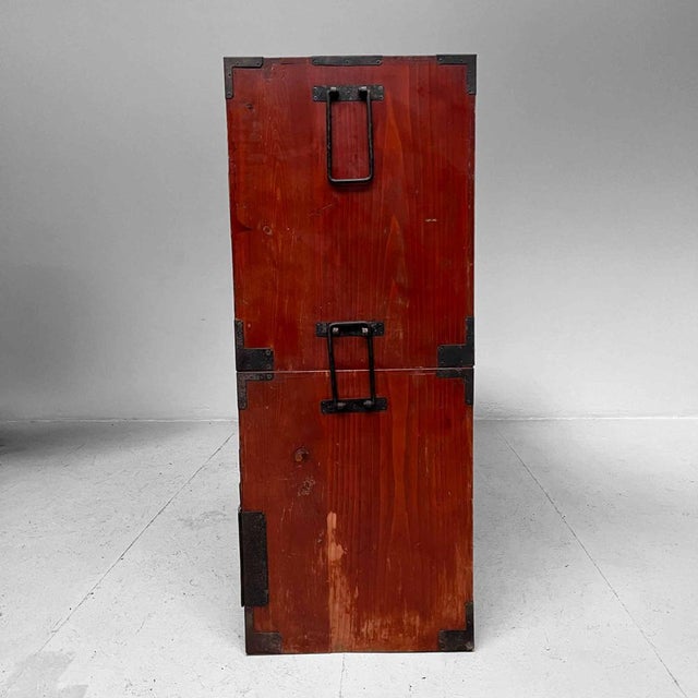 Black Large Meiji Nihonmatsu Chest of Drawers, Japan, 1912 For Sale - Image 8 of 18