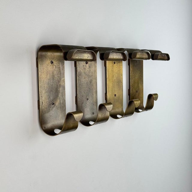 Vintage Wall-Mounted Coat Hooks from Azucena, 1950s, Set of 4 For Sale - Image 3 of 14